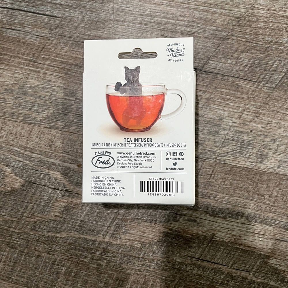 Cat Tea Infuser-black - Picture 3 of 3